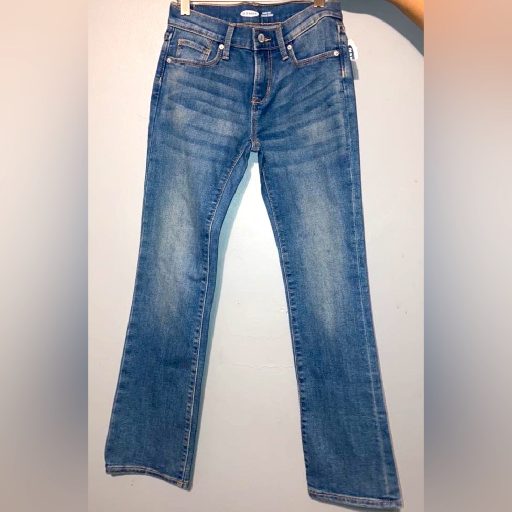 Girls blue boot cut jeans